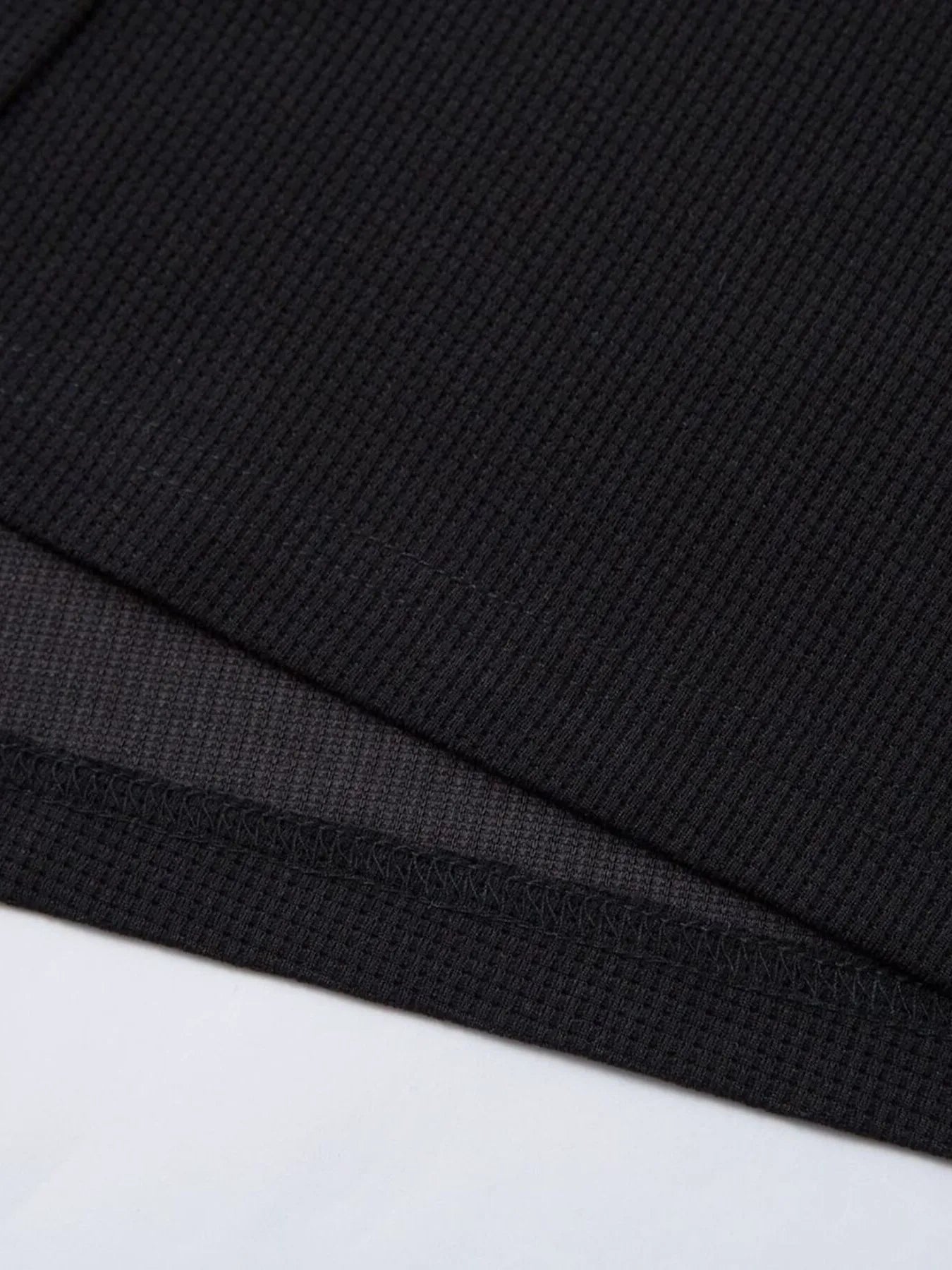 Camiseta waffle Henley - EthikStyle
